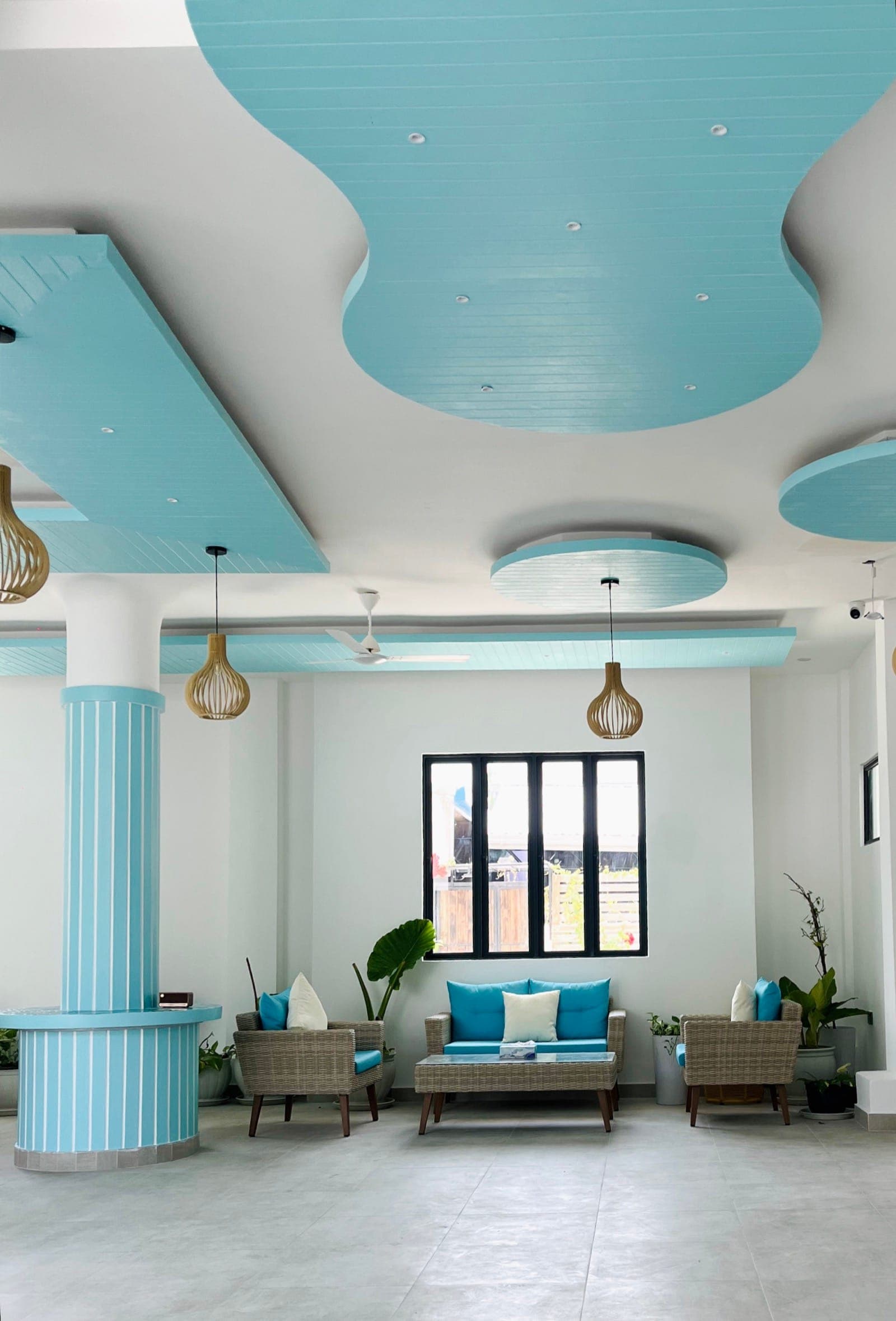 Modern ceiling interior design